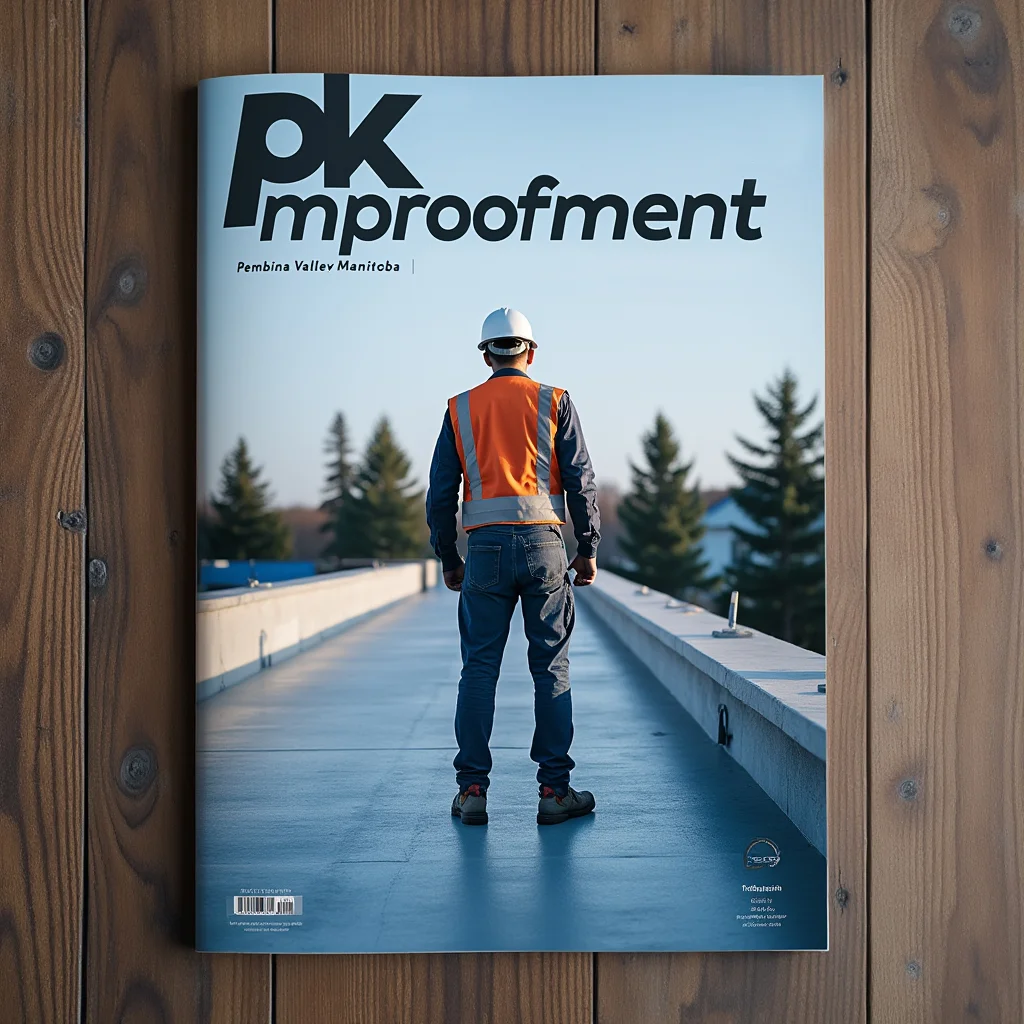 roofing company magazine cover
